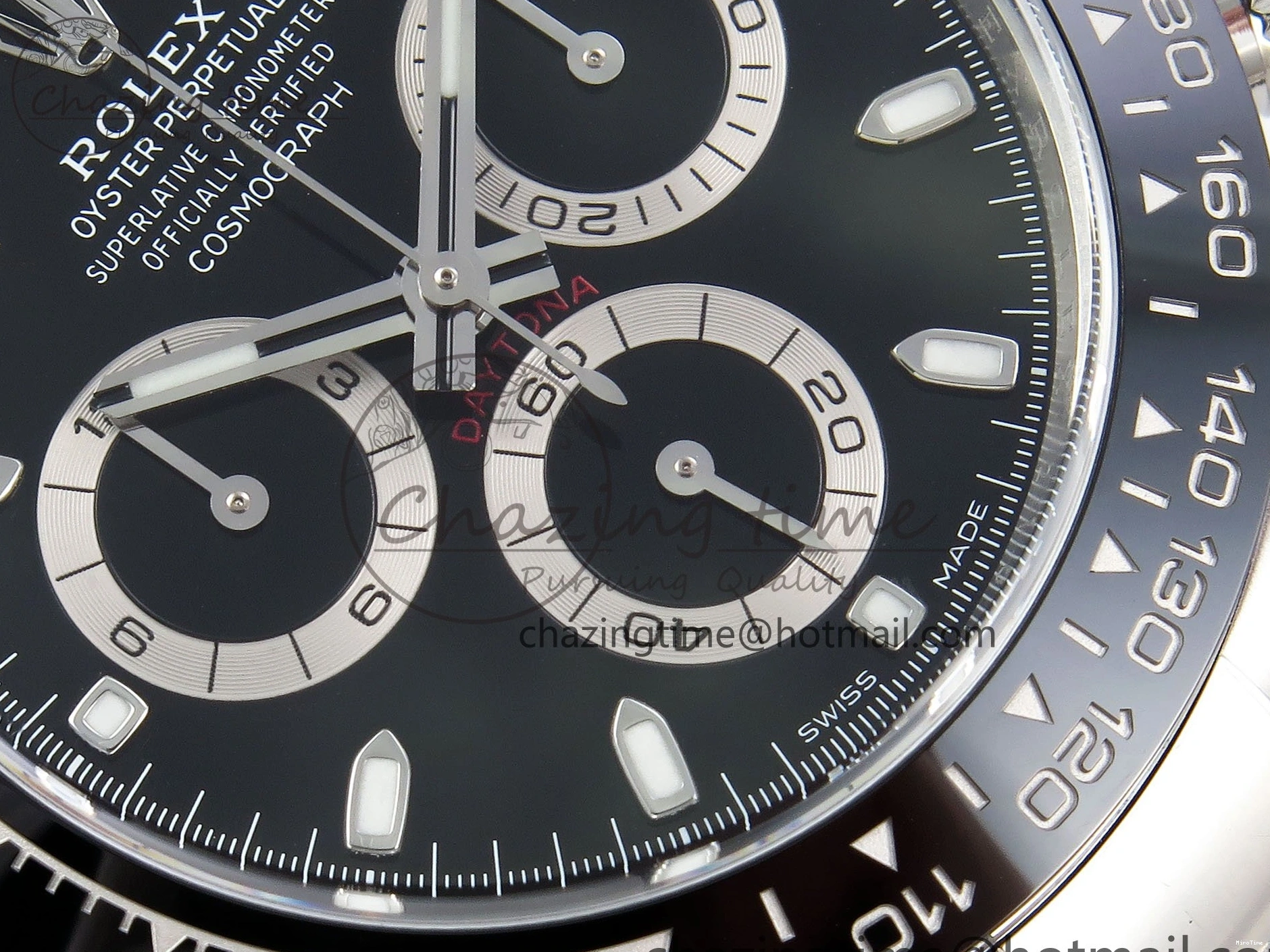 MiroTime 0118 Refined Daytona 116500 Clean 1:1 Best Edition 904L SS Case and Bracelet Black Dial SA4130 V 1552